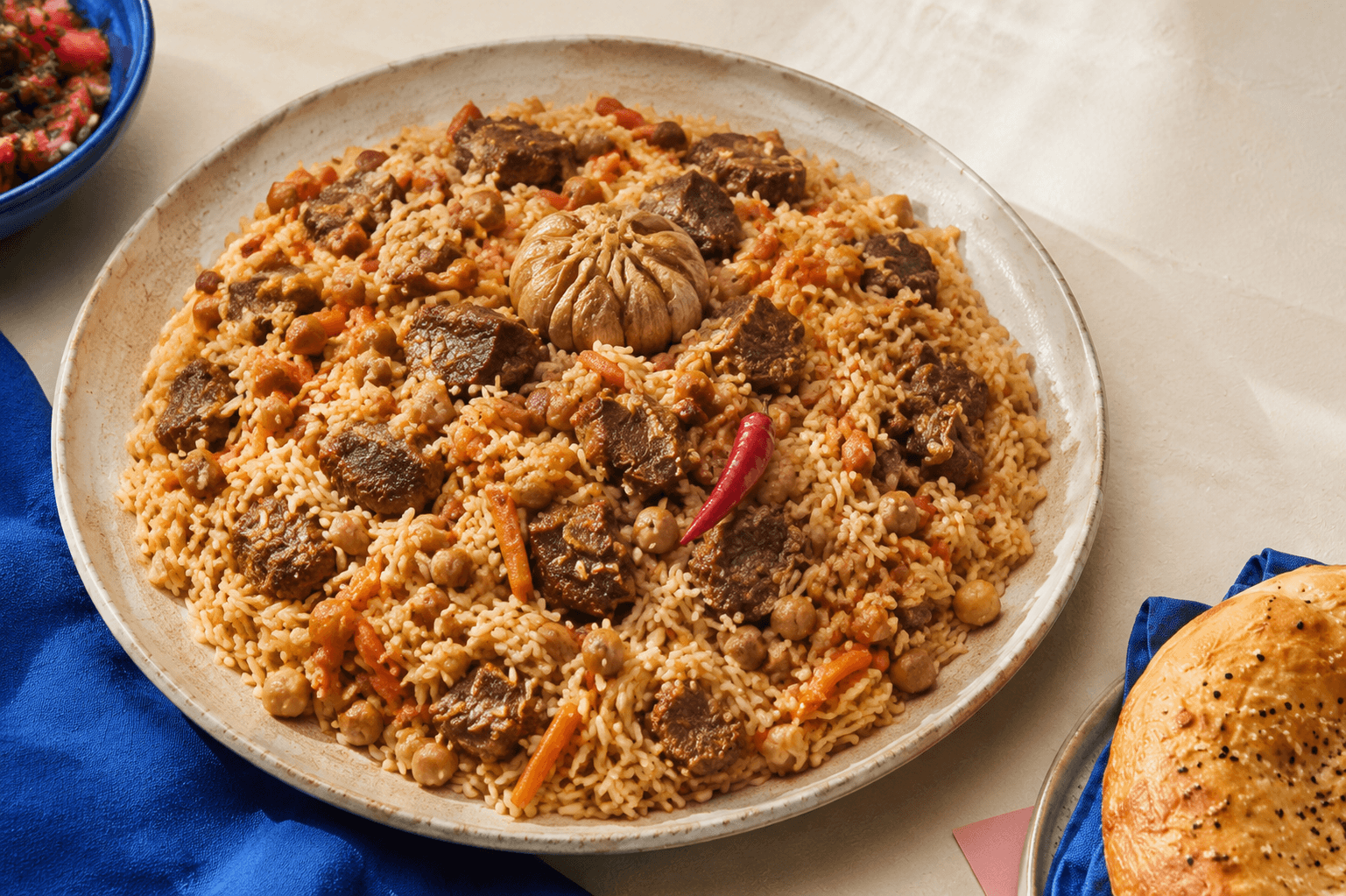 Plov, a Central Asian staple
